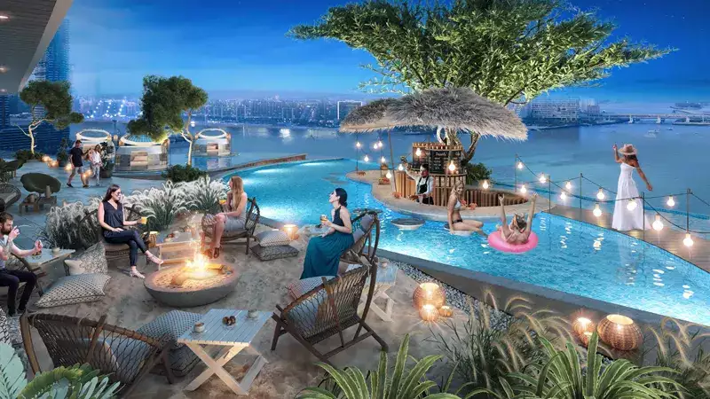 Panoramic View-Damac Bay 2 Tower B